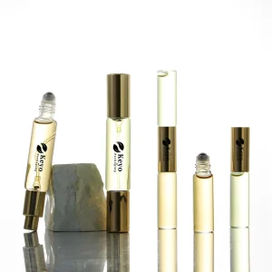 Custom 2 in 1 5ml 10ml 15ml 20ml Refillable Glass Roller Perfume Bottles Small Perfume Bottles for Skin Care Serum