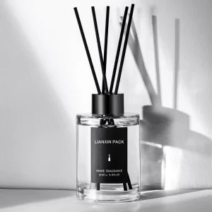 Custom 50ml 100ml 120ml 200ml Empty Glass Cylinder Aroma Reed Diffuser Bottle Aromatherapy Room Fragrance Perfumed Oils