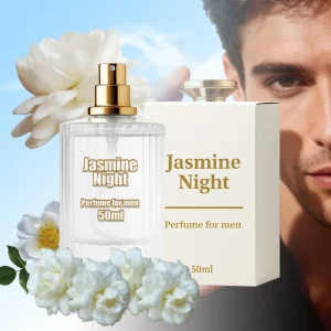 Custom 50ml Men’s Lemon Jasmine Long Lasting Amber Musk Woody Aroma Fragrance Parfum Pheromone Hair Body Mist Perfume Spray