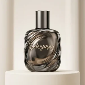 Custom Black Transparent Bayonet Glass Perfume Bottle 50ml 100ml Pump Sprayer Customizable Industrial Use Silk Screen Printed