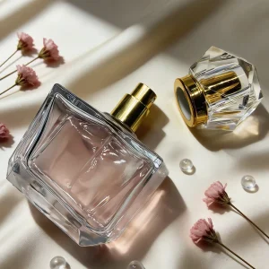 Custom Cosmetic Packaging Empty 80ml Glass Luxury Perfume Bottle with Pump Sprayer and Screen Printing