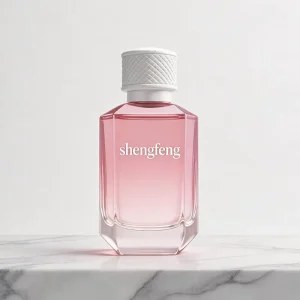 Custom Design 30ml 50ml 100ml Elegant Cosmetics Perfume Essence Gradient Thick Bottom Transparent Spray Glass Bottle