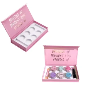Custom Design Luxurious Essential Oil Cosmetic Makeup Perfume Sample Gift Set Rigid Packaging Box Sponge Lining EVA Insert