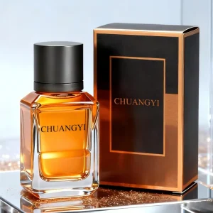 Custom Design Perfume Bottle Square 30ml 50ml Empty Fragrance Spray Glass Perfume Bottles with Box