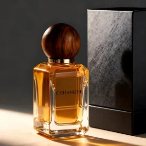 Custom Design Perfume Bottle Square 30ml 50ml Empty Fragrance Spray Glass Perfume Bottles with Box