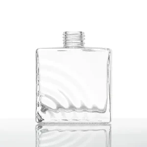 Custom Design Square Glass Perfume Bottle Arabic Perfume Bottle Spray 50ml Glass Perfume Bottles with Custom Label