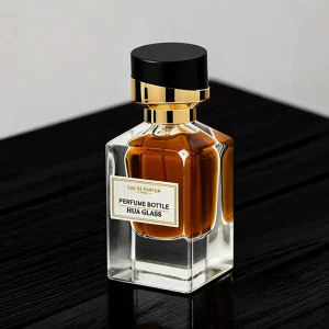 Custom Empty Perfume Bottle Glass 30ml Clear Perfume Bottle With Packaging Box