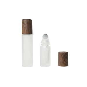 Custom Leak Proof 10ml Roll on Bottle Essential Oil Perfume Glass Bottle with Stainless Steel Roller Ball