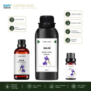 Custom Logo 100% Pure Natural Orris Root Essential Oil Therapeutic Grade Orris Oil for Skin Care and High End Perfume Fragrance