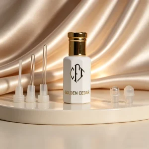 Custom Logo 3ml 6ml 12ml Oud Essential Oil Bottle White Musk Attar with Glass Stick or Rolling Ball Empty Refillable