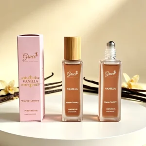 Custom Logo Alcohol free High Concentration Parfum Sweety Warm Vanilla Fragrance 20ml Roll on Women Perfume Oil