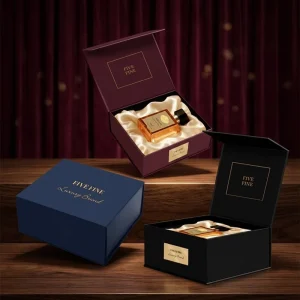 Custom Logo Handmade Luxury Perfume Aseptic Paperboard Rigid Box with Custom Perfume Bottle Packaging