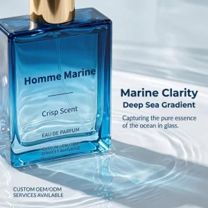Custom Logo Marine Scent Men’s Eau De Parfum Private Label Essential Oil Perfume OEM