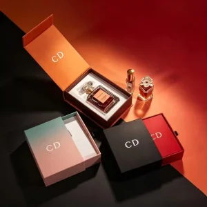 Custom Logo Recycled Materials Rigid Boxes Perfume Cosmetic Packaging Gift Box