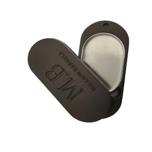 Custom Logo Square Magnetic Tinplate Case with Replaceable Pots for Lipstick Foundation Lip Balm Solid Perfume