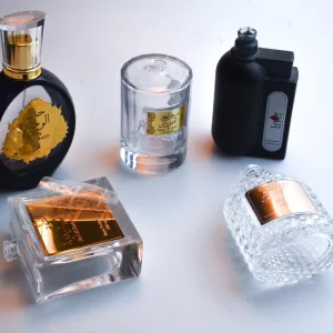 Custom Logo Sticker Metal Private Label Perfume Luxury Label Sticker for Perfume Glass Bottle Perfume for Women Private Label