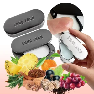 Custom Luxury 3g Vegan Citrus Berry Fruity Cedar Woody Musk Ambergris Aroma Oil Texure Fragrance Balm Parfum Solid Perfume
