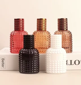 Custom Luxury 50ml 100ml Glass Perfume Bottle with Pump Sprayer and Screen Printing
