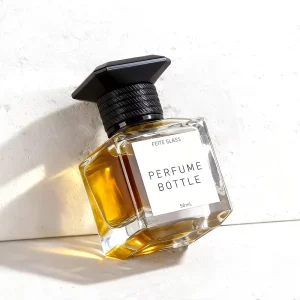Custom Luxury 50ml 75ml 100ml Square Glass Perfume Bottle Empty Spray Perfume Bottles With Square Cap