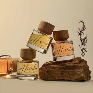 Custom Luxury Clear Round Perfume Empty Bottle 30ml 50ml 100ml Crimp Glass Perfume Bottle With Wooden Cap