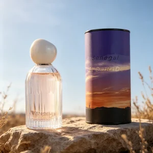 Custom Luxury Crimp Round Perfume Empty Bottle 30ml 50ml 100ml Clear Pressurized Glass Perfume Bottle with Ball Cap