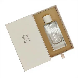 Custom Luxury Gift Box Perfume Box Aromatherapy Drawer Box Packaging with Silk Handle Flip Perfume Bottle with Box
