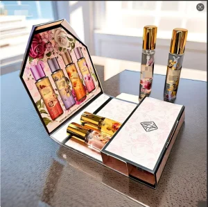 Custom Luxury Gift Set for Women Premium Fragrance Box Collection Elegant Perfume Gift Box Exclusive Perfume Gift Set Paper Box