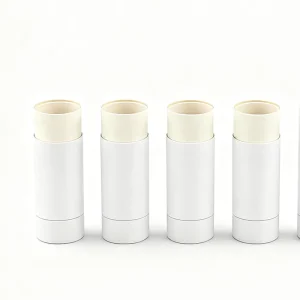 Custom Luxury Lip Balm Lipstick Push Up Paper Tube Packaging Eco Friendly Biodegradable Recyclable Cardboard Customizable
