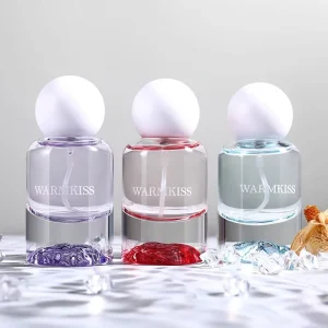 Custom Luxury Logo Cylinder Green Parfum Vessel 30ml 50ml 100ml Men Volcanic Stone Silver White Men’s Perfume Bottles