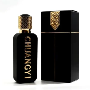 Custom Luxury Matte Black square 30ml50ml100ml Empty Fragrance Spray Glass Perfume Bottles with Box