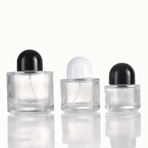 Custom Luxury Perfume Bottle 30ml 50ml 100ml Unique Empty Spray Glass With Thick Bottom for Ball Cap