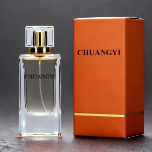 Custom Luxury Perfume Bottle clear Thick-soled square 30ml 50ml Empty Fragrance Spray Glass Perfume Bottles with Box