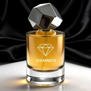 Custom Luxury Perfume Glass Bottles with Pump Sprayer 30ml 50ml 100ml Unique Design Glass Bottle with Packaging Box
