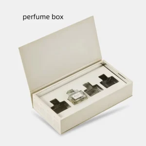 Custom Luxury Rigid Magnetic Perfume Box with EVA Insert and Window for Perfume Gift Paper Boxes Packaging Essential Oil Package