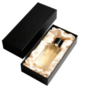 Custom Luxury Silk Satin Lining Kraft Paper Box Eco Friendly Parfum Packaging Box