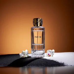 Custom Made 100ml Perfume Spray Bottle Clear Refillable Glass Bottle Without Sprayer Lid Empty Glass Bottle