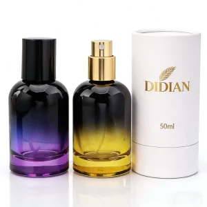 Custom Magnetic Cap 30ml 100ml 50ml Empty Perfumes Bottle with Box Packaging Low Moq