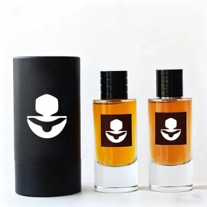 Custom OEM ODM Logo 50ml 100ml Clear Fragrance for Men Glass Black Men’s Perfume Spray Bottle Packaging With Box
