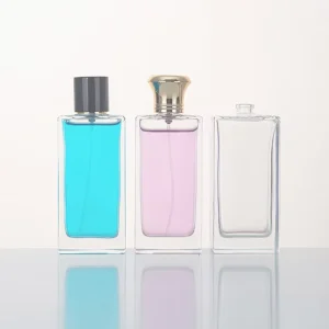 Custom Oem Odm 100ml Transparent Fragrance Glass Perfume Spray Bottle Packaging Accept Custom Box