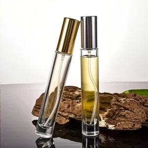 Custom Perfume Bottle 10ml Mini Clear Empty Spray Refillable Glass Fragrance Sample Perfume Bottle