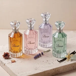 Custom Perfume Bottle Packaging Luxury Gift Box Set with Glass Spray Bottle 100ml Empty