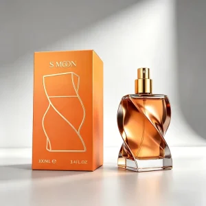 Custom Perfume Glass Bottle 50ml 100ml Luxury Square Design Spray with Original Fragrance and High End Cap