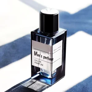 Custom Perfume Spray Bottles 50 Ml Rectangle Square Empty Glass Perfume Bottle for Men’s Gift