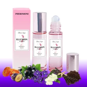 Custom Pink 10ml Vanilla Jasmine Sweet Fruity Fragrance Roll on Parfum Oil Roller Perfume Oil for Women