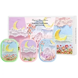 Custom Portable Solid Perfume Set Fragrance Flower Season Antiperspirant Body
