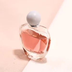 Custom Precision Cylinder Glass Perfume Bottle with Screen Printing Pump Sprayer