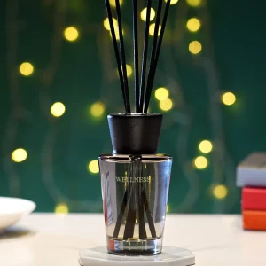 Custom Private Label Glass Bottle Perfume Diffuser Luxury Aroma Essential Oils Aromatherapy Home Decor Reed Diffuser