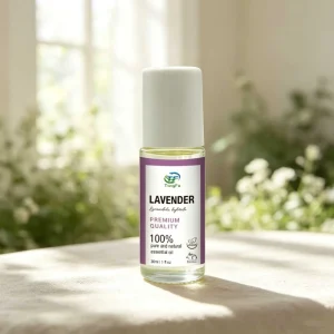 Custom Private Label Lavender Oil 30ml Essential Oil Roller Bottle Portable Perfume Skincare and Aromatherapy Use
