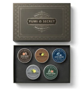 Custom Private Label Long Lasting Portable Solid Perfume Set for Men Dongfeng Fragrance Woody Tone Fresh Natural Scent