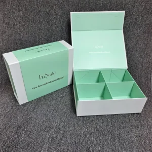 Custom Rose Gold Stamping Rigid Gift Boxes with Outer Wrap for Premium Dental Brands